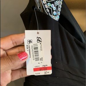 Black and white dress